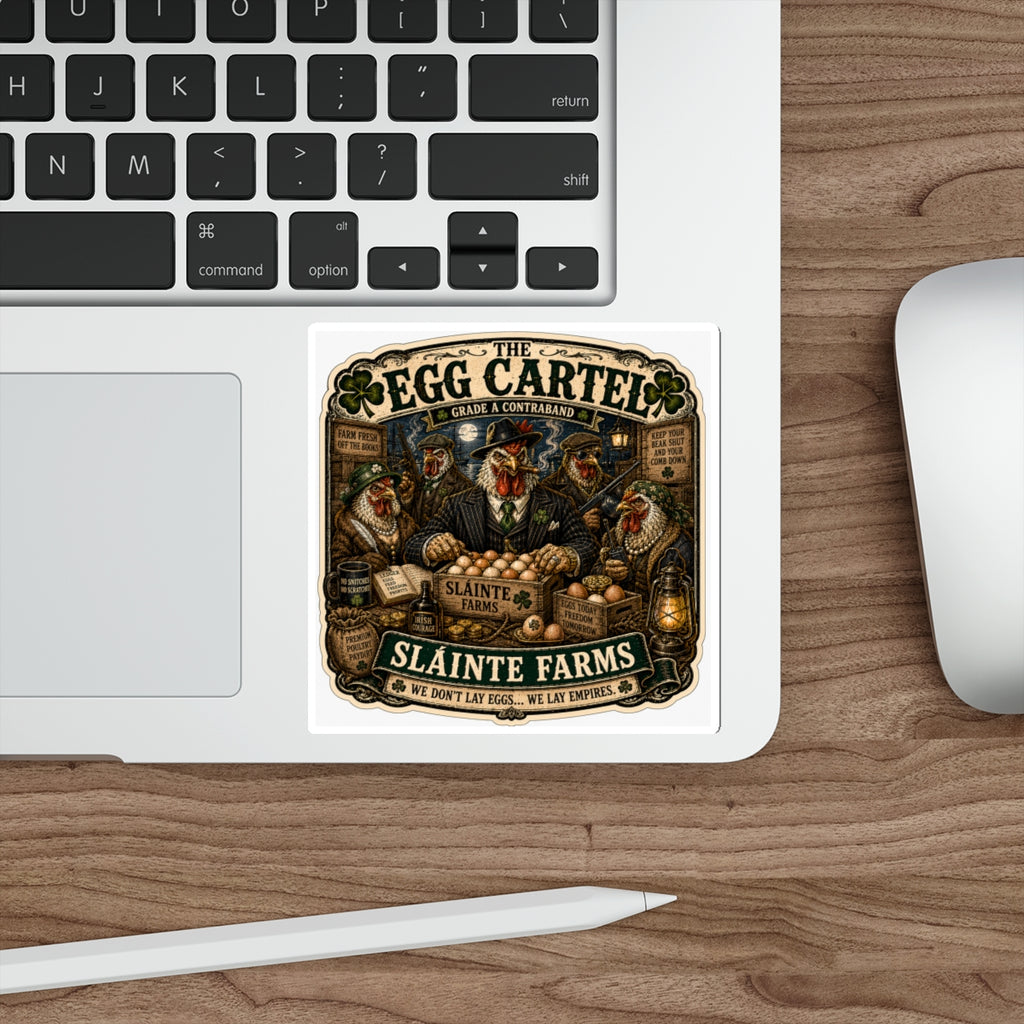 The Egg Cartel Die-Cut Sticker | Egg Cartel Collection | Sláinte Farms