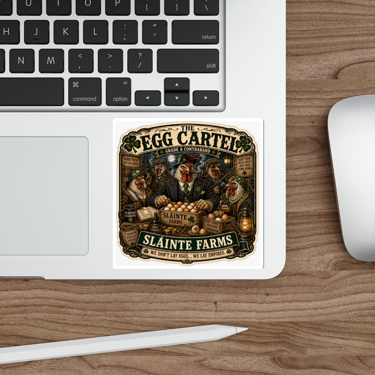 The Egg Cartel Die-Cut Sticker | Egg Cartel Collection | Sláinte Farms