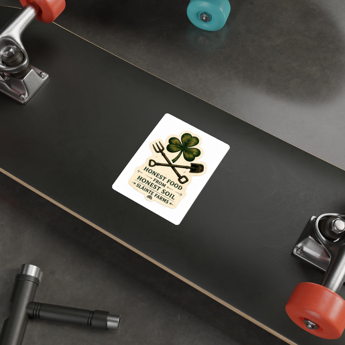 Honest Food From Honest Soil Die-Cut Sticker | Sláinte Farms Classics Collection
