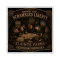 Sons of Scrambled Liberty | Sláinte Farms Die-Cut Sticker | Breakfast Revolution Collection