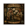 Witness Protection | Sláinte Farms Die-Cut Sticker | Pig Chronicles Collection