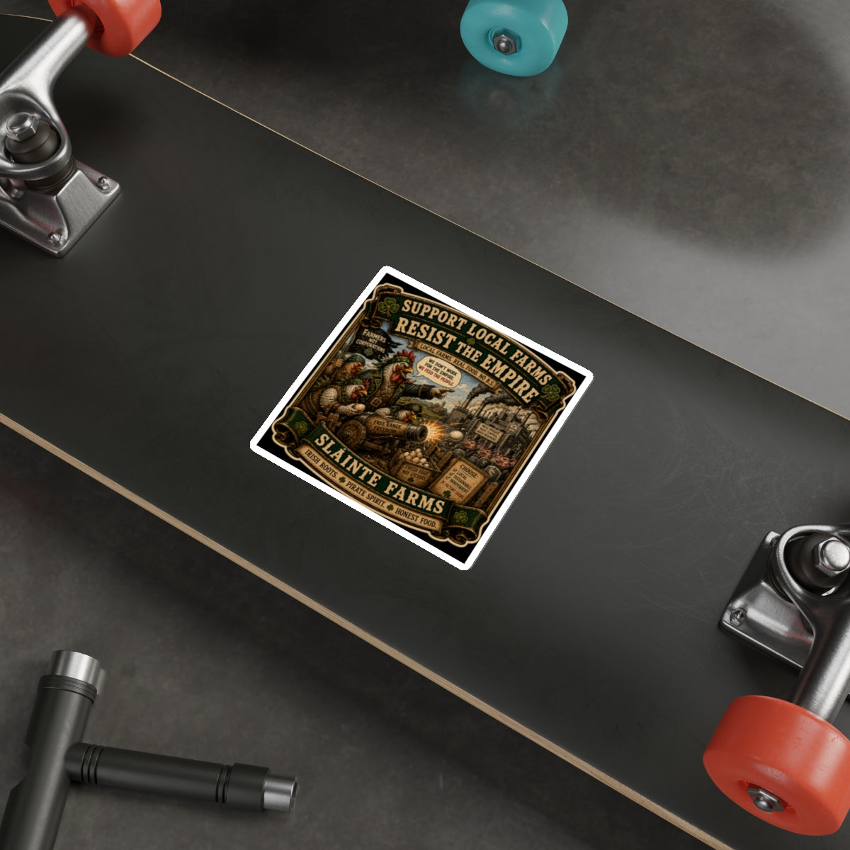 Resist the Empire Die-Cut Sticker | MegaMart Resistance Collection | Sláinte Farms