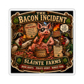 The Bacon Incident | Sláinte Farms Die-Cut Sticker | Pig Chronicles Collection