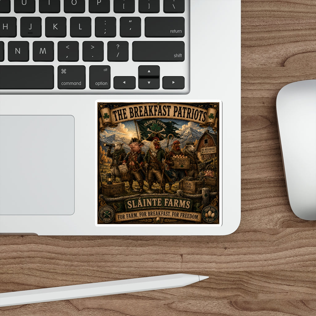 Sláinte Farms – The Breakfast Patriots | Breakfast Revolution Sticker