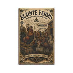 Rookies Don't Crow | Tea Towel | From the Henhouse Collection | Sláinte Farms