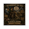 The Midnight Egg Ride | Sláinte Farms Die-Cut Sticker | Farm Rebellion Collection