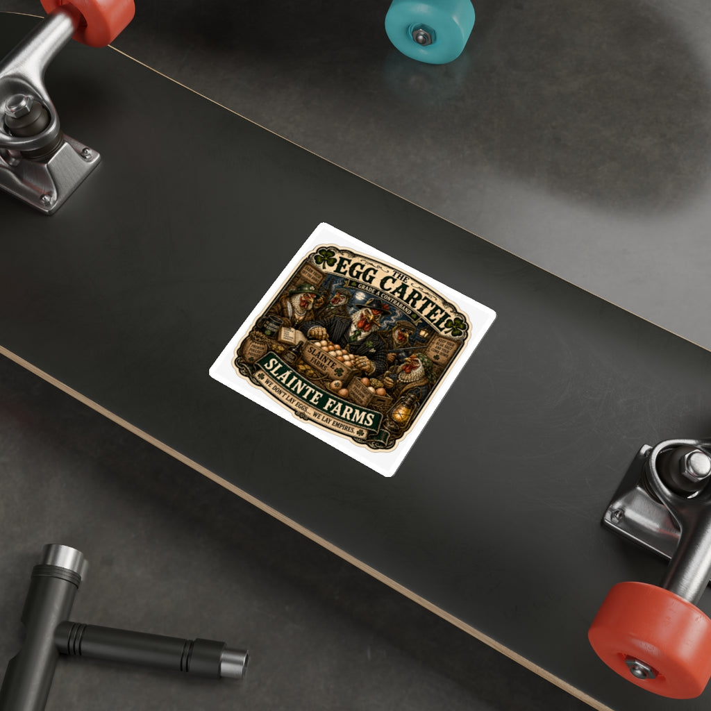 The Egg Cartel Die-Cut Sticker | Egg Cartel Collection | Sláinte Farms