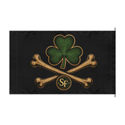 The Crew Standard Flag | Shamrock Jolly Roger | Sláinte Classics Collection | Double-Sided 3' x 5' Flag
