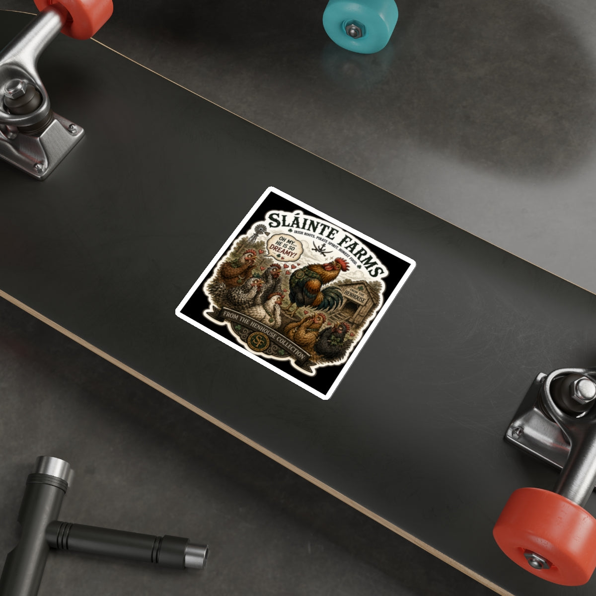 Oh My... He Is So Dreamy! Die-Cut Sticker | From The Henhouse Collection