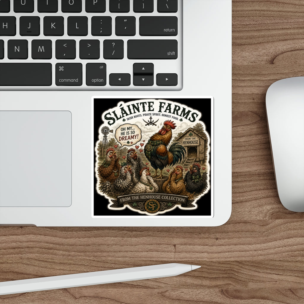 Oh My... He Is So Dreamy! Die-Cut Sticker | From The Henhouse Collection