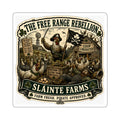 The Free Range Rebellion Classic Die-Cut Sticker | Smugglers & Pirates Collection | Sláinte Farms