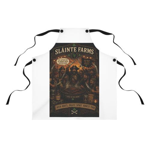 Brisket Mutiny BBQ Apron | Smugglers & Pirates Collection | Sláinte Farms