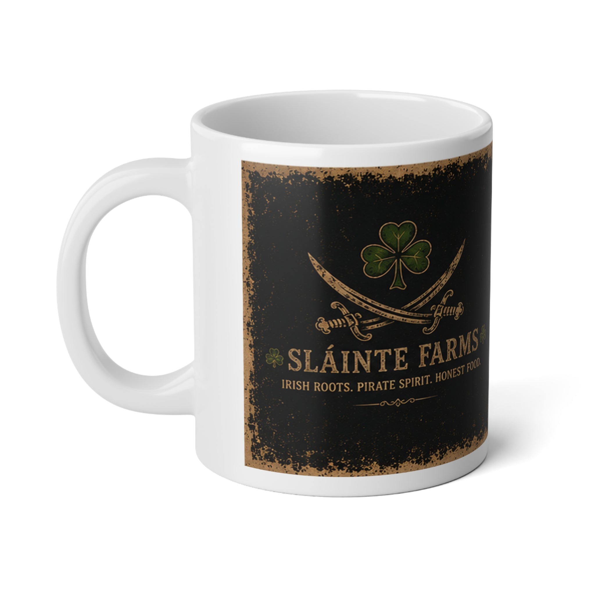 Vintage Farmhouse Jumbo Mug — Sons of Scrambled Liberty | 20oz Jumbo Coffee Mug | Sláinte Farms