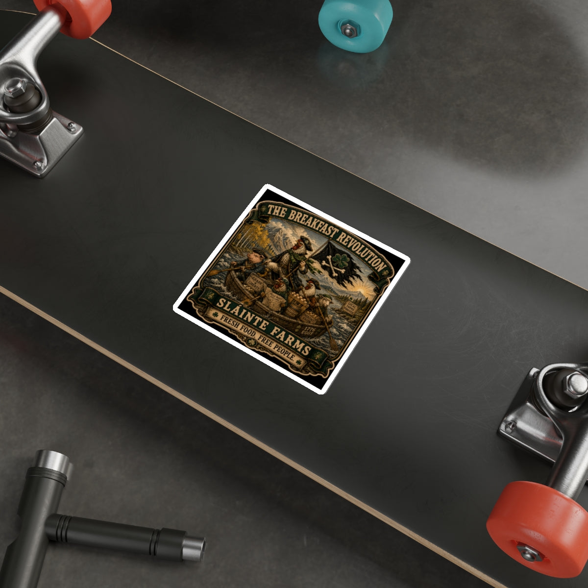 Sláinte Farms – Delaware Crossing| Breakfast Revolution Sticker