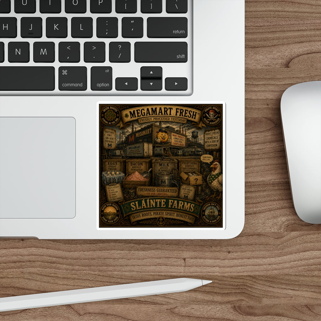 MegaMart Fresh™ Die-Cut Sticker | MegaMart Resistance Collection | Sláinte Farmss