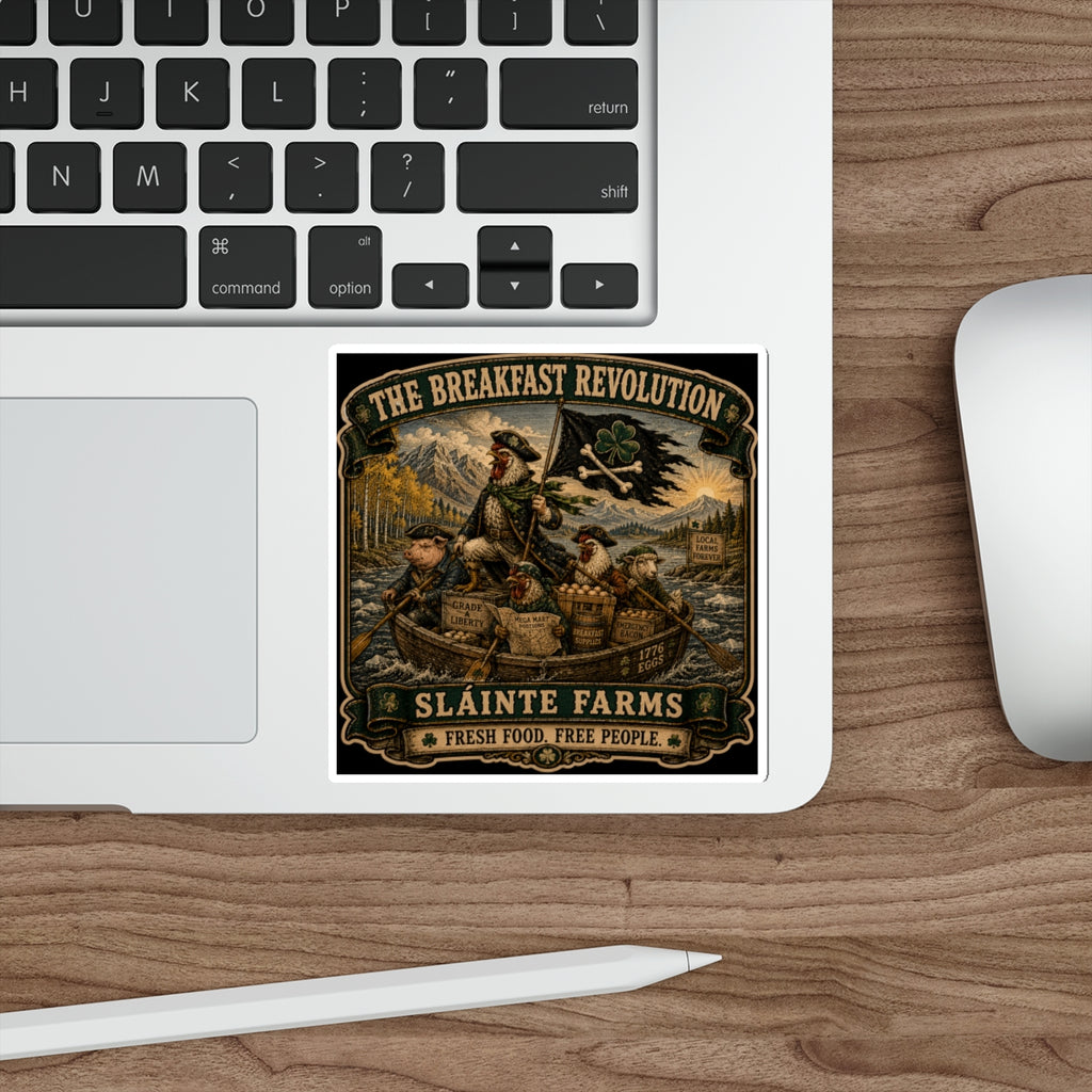 Sláinte Farms – Delaware Crossing| Breakfast Revolution Sticker