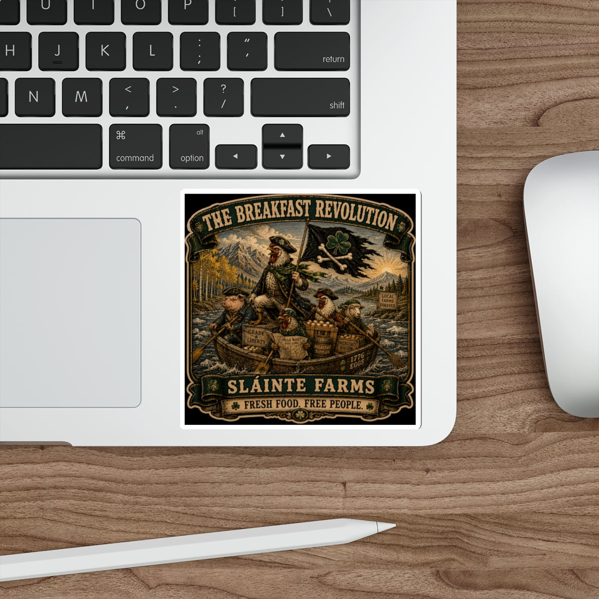 Sláinte Farms – Delaware Crossing| Breakfast Revolution Sticker