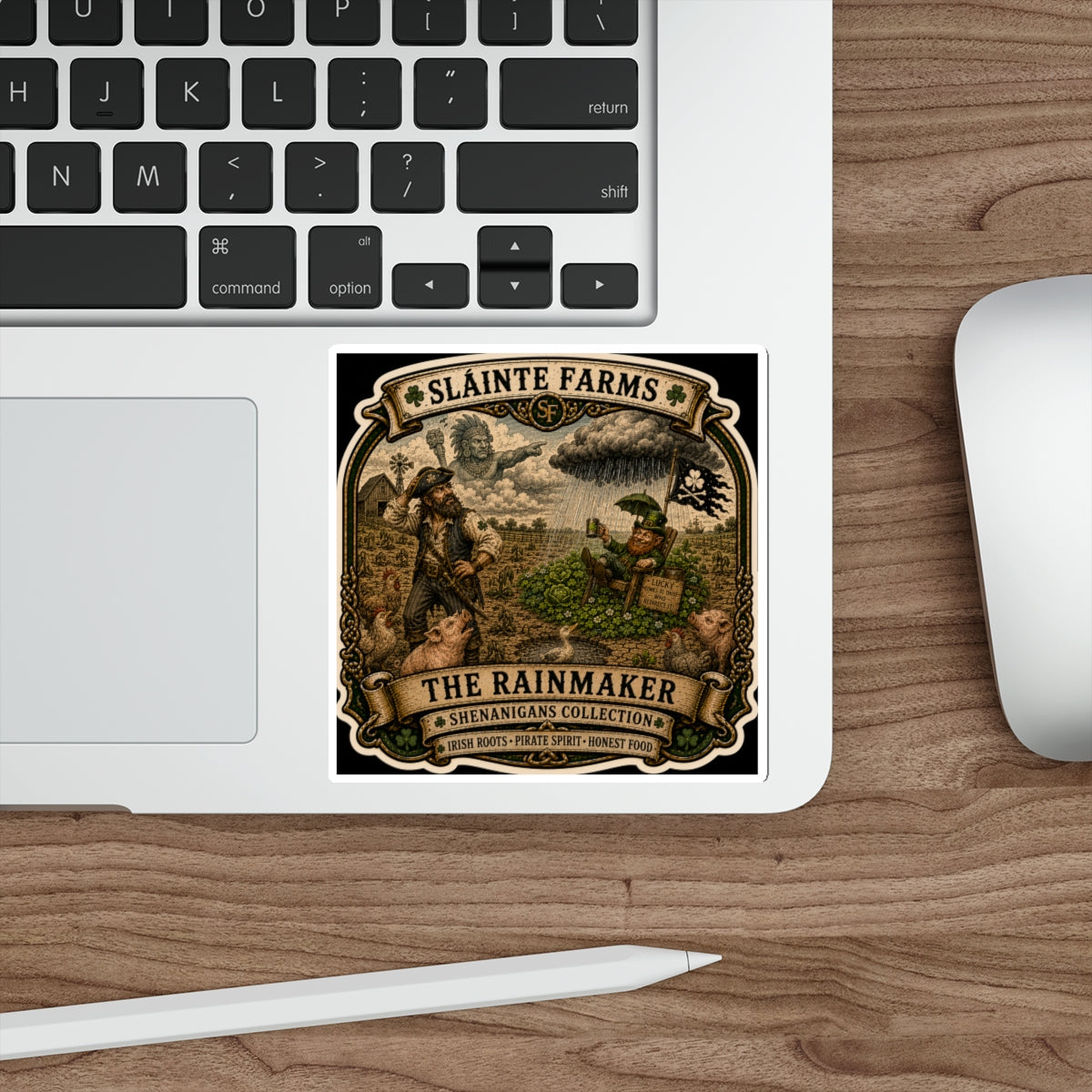The Rainmaker | Sláinte Farms Die-Cut Sticker | Shenanigans Collection