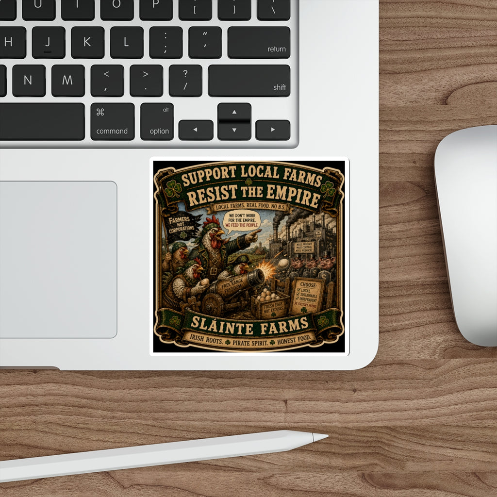 Resist the Empire Die-Cut Sticker | MegaMart Resistance Collection | Sláinte Farms