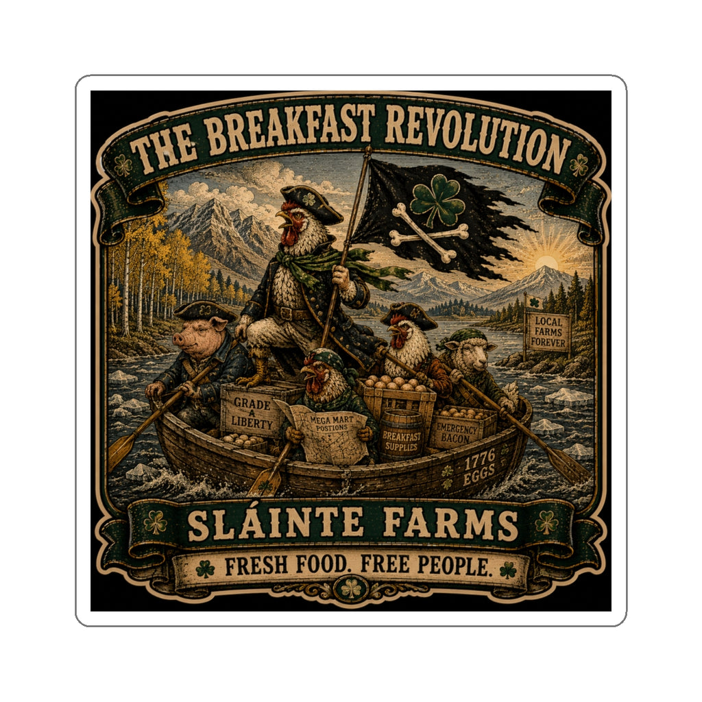 Sláinte Farms – Delaware Crossing| Breakfast Revolution Sticker
