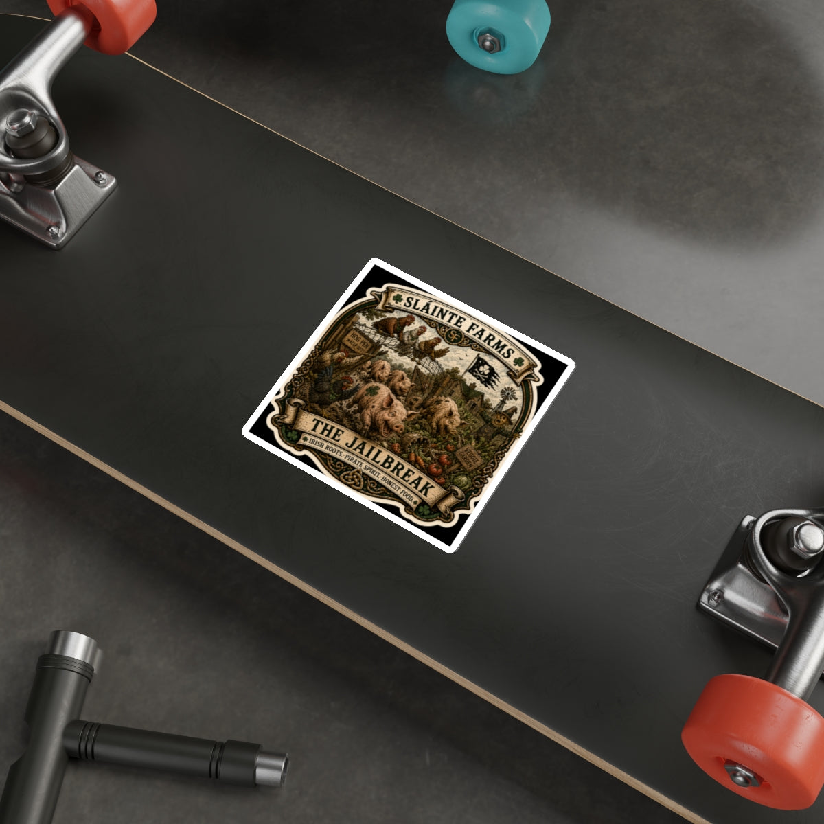The Jailbreak | Sláinte Farms Die-Cut Sticker | Shenanigans Collection