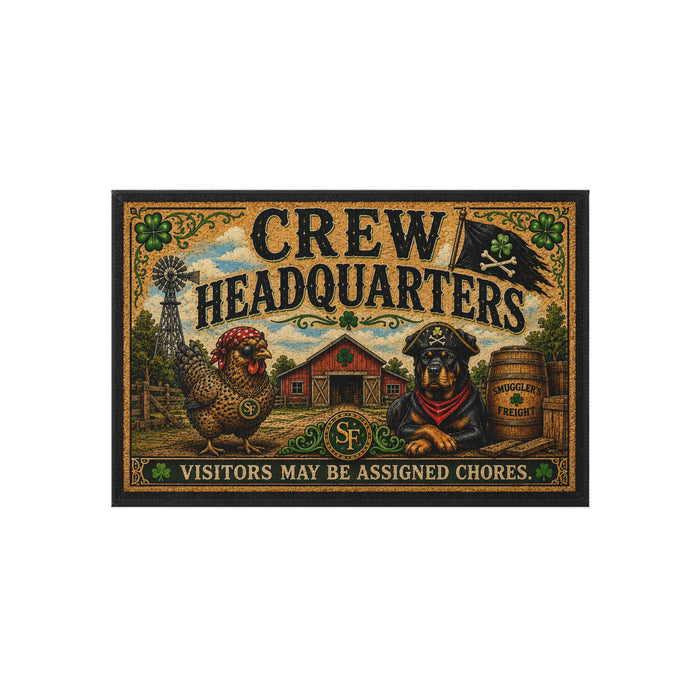 Crew Headquarters | Sláinte Farms Outdoor Doormat | Home and Hearth