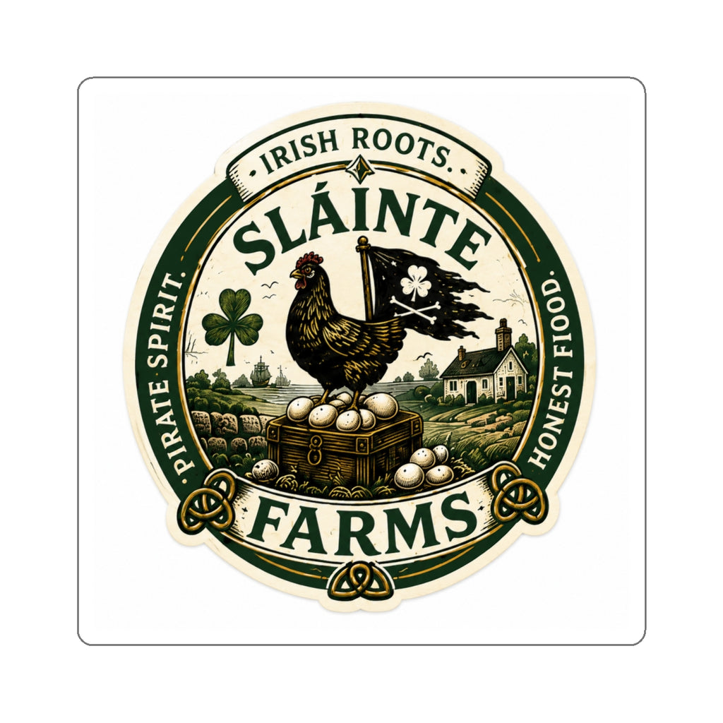 Sláinte Farms Heritage Logo Die-Cut Sticker | Sláinte Farms Classics Collection