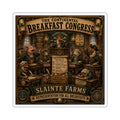 Sláinte Farms – The Continental Breakfast Congress | Revolutionary Breakfast Collection Sticker