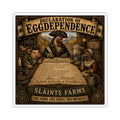 Sláinte Farms – Declaration of Eggdependence | Breakfast Revolution Sticker