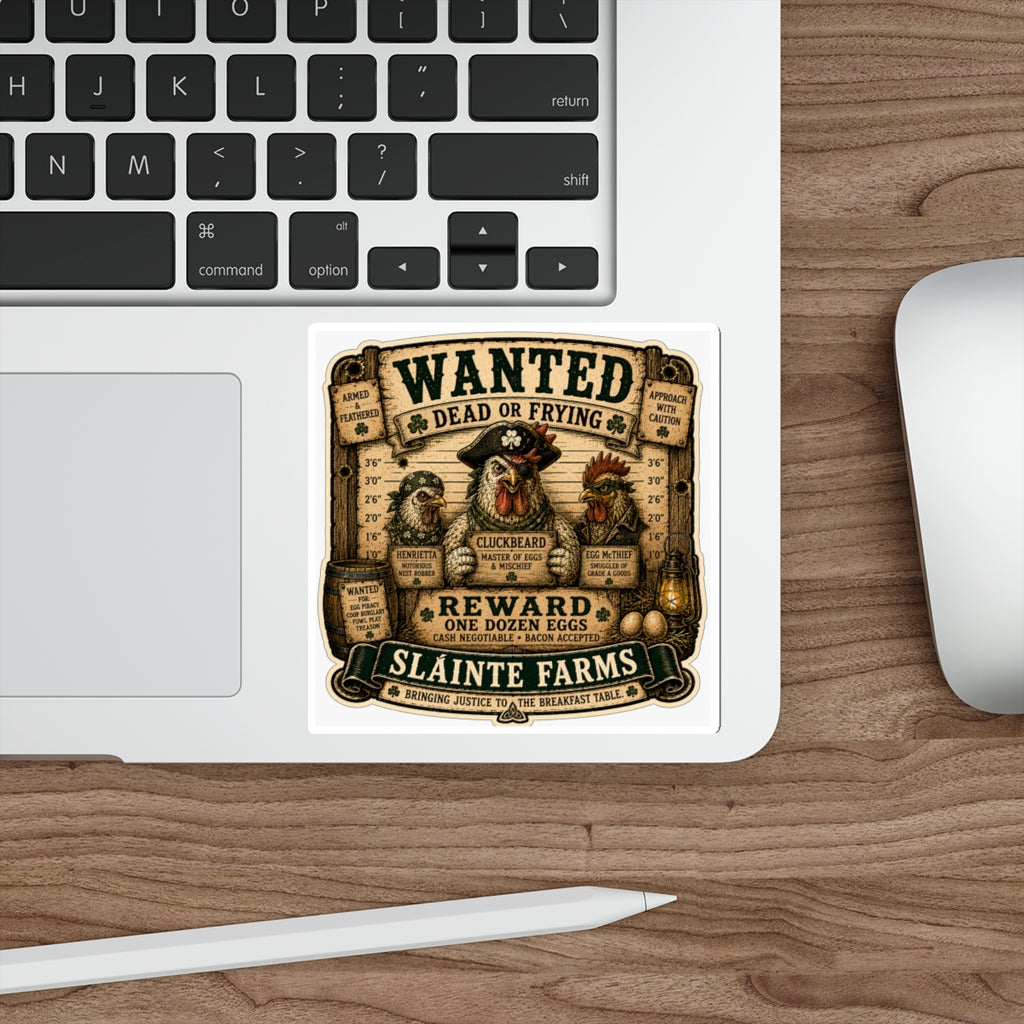Dead or Frying Die-Cut Sticker | Smugglers & Pirates Collection | Sláinte Farms