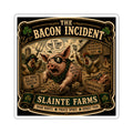 The Bacon Incident (One Time Edition) | Sláinte Farms Die-Cut Sticker | Pig Chronicles Collection