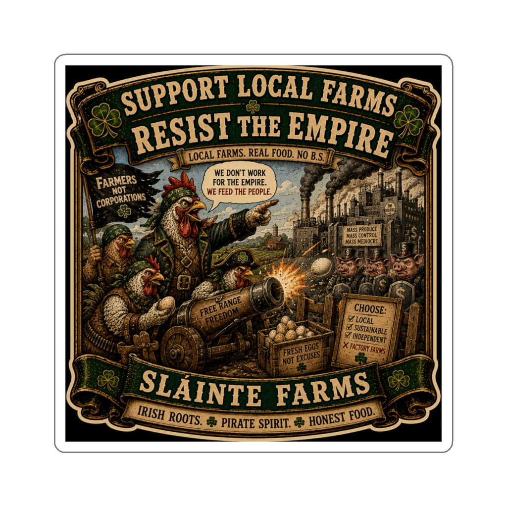 Resist the Empire Die-Cut Sticker | MegaMart Resistance Collection | Sláinte Farms