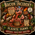 Bacon Incident A Sláinte Farms die-cut sticker