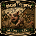 Bacon Incident B Sláinte Farms die-cut sticker