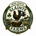 Farm Sticker 1 Sláinte Farms die-cut sticker