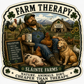 Farm Therapy Sláinte Farms die-cut sticker