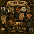 MegaMart Approved Breakfast Sláinte Farms die-cut sticker