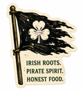 Pirate Farm Flag Sticker #5 Sláinte Farms die-cut sticker