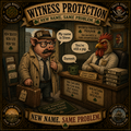 Witness Protection Sláinte Farms die-cut sticker